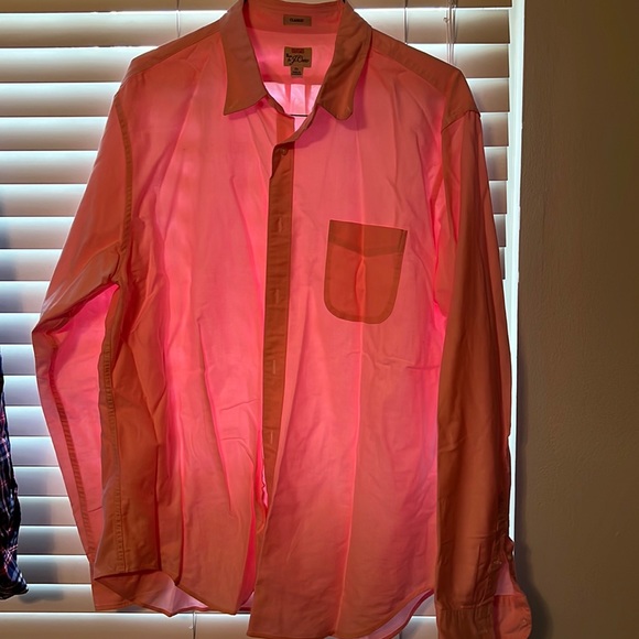 J. Crew XL Classic pink long sleeve - Picture 1 of 2